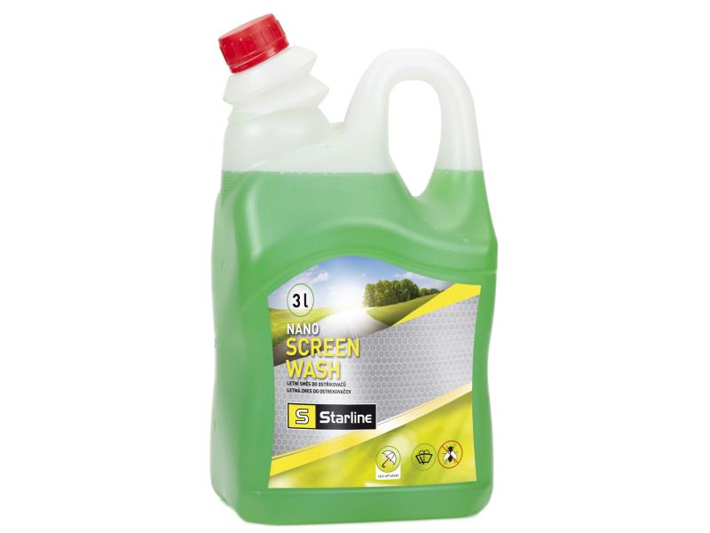 Kapalina do ostřikovačů letní NANO 3l